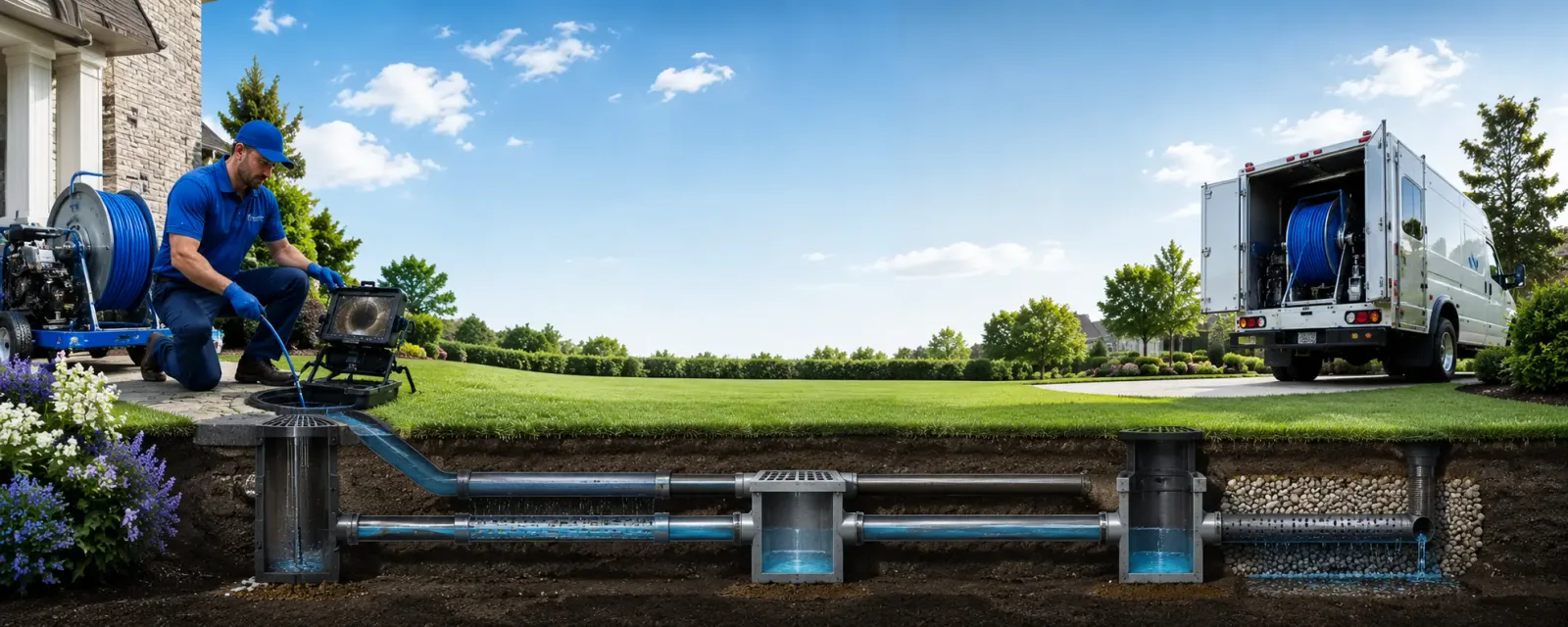 Outdoor drain cleaning information for Childwold, NY